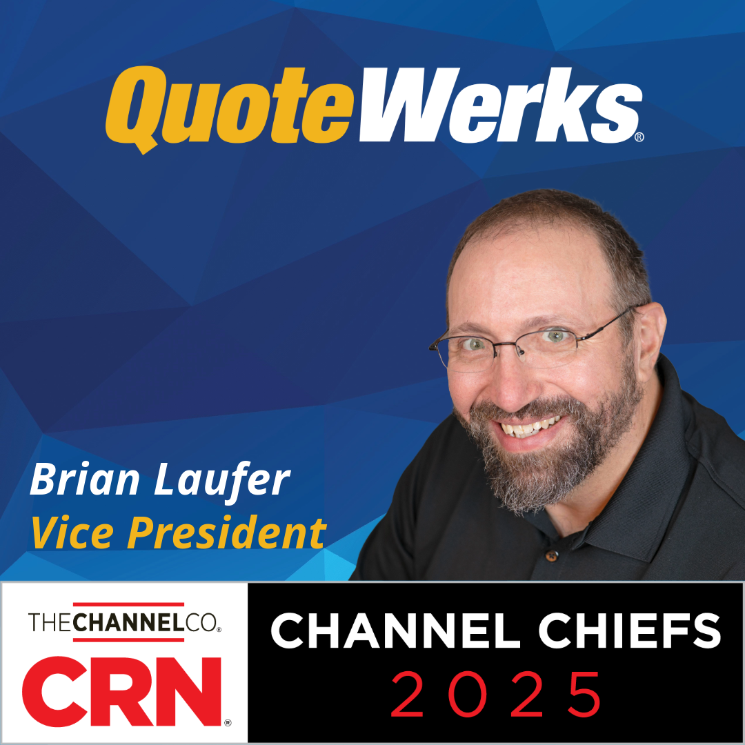 Brian Laufer of QuoteWerks Recognized on the Prestigious 2025 CRN Channel Chiefs List