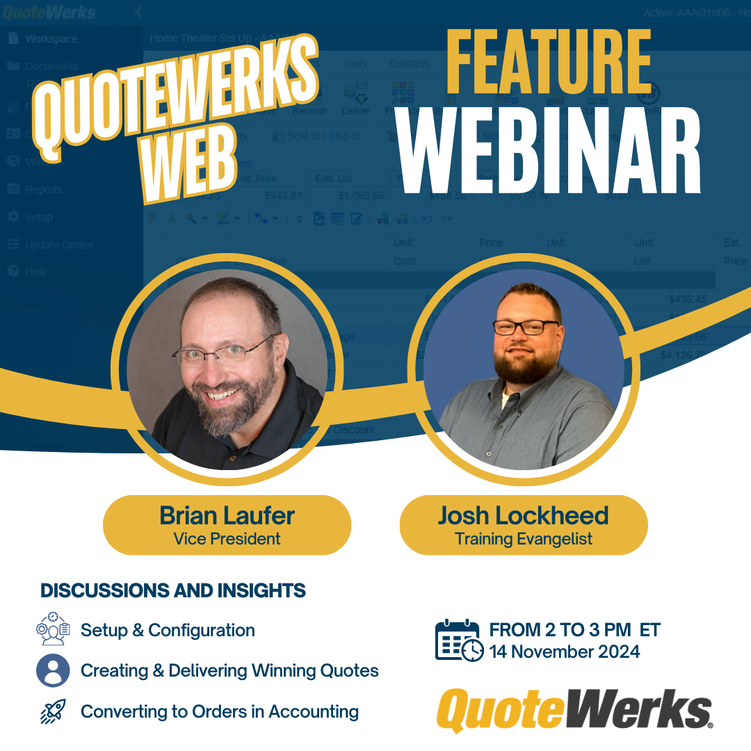 Feature Spotlight: QuoteWerks Web 